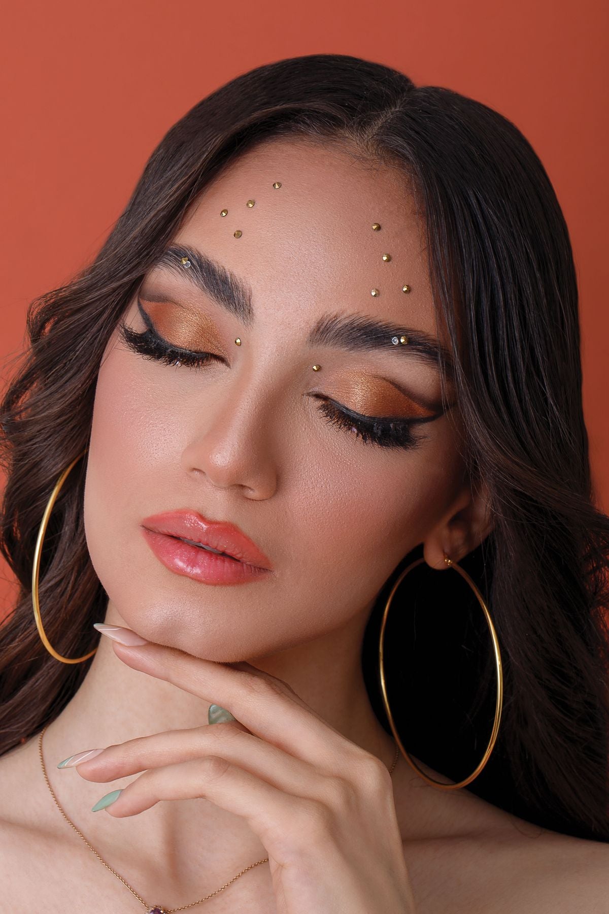 Statement Gold Hoops