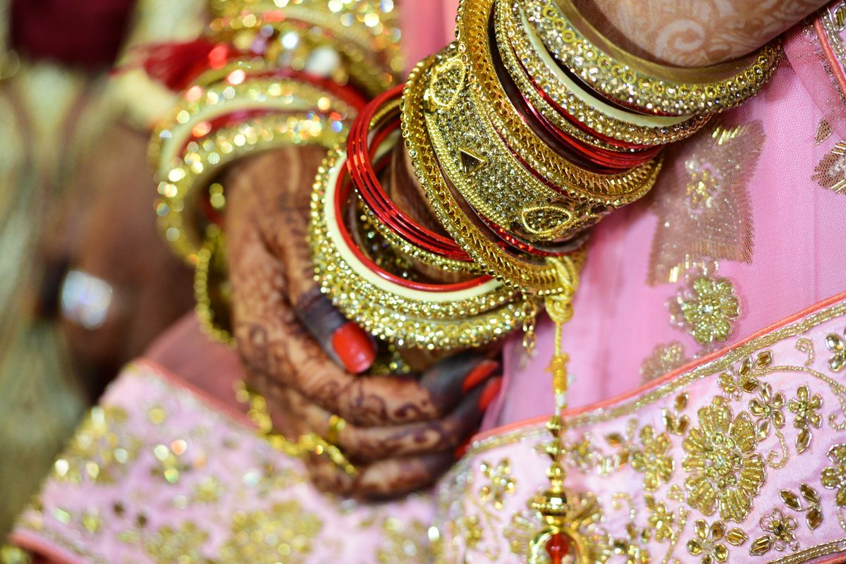 Mehndi Night Gold Bangle