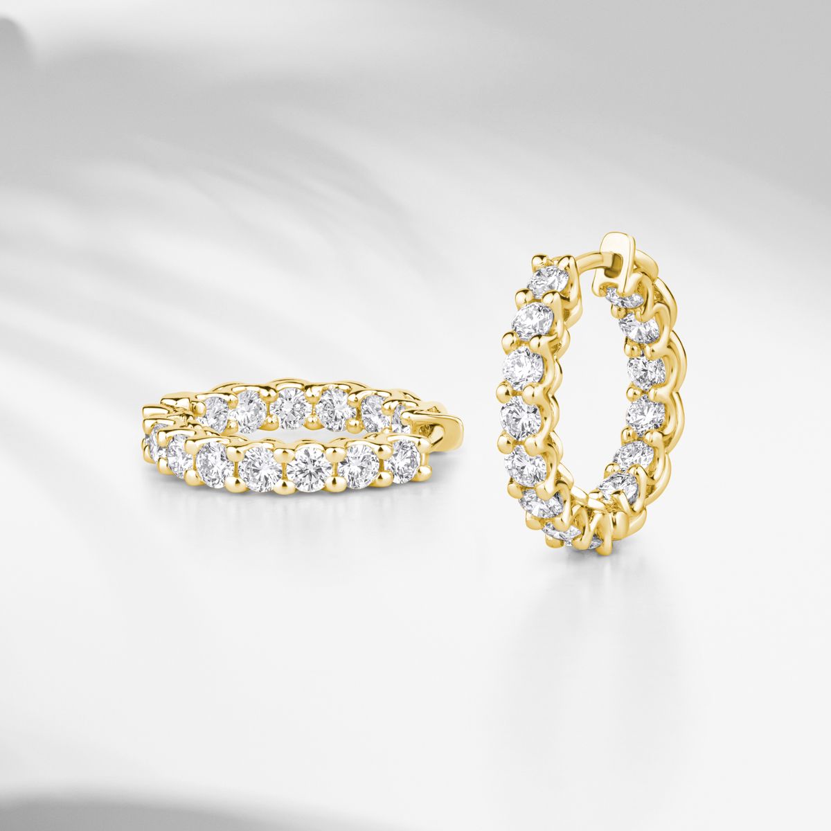Diamond-Accent Gold Earrings