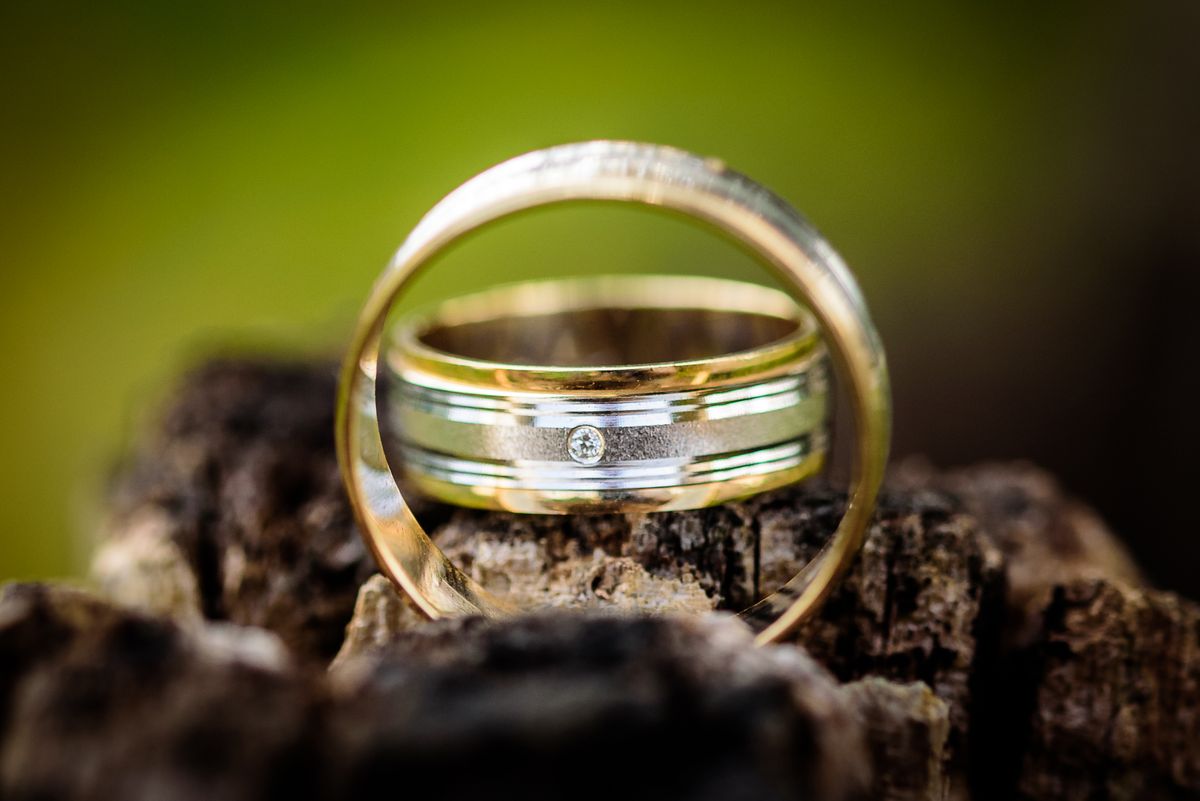 Two-Tone Wedding Band