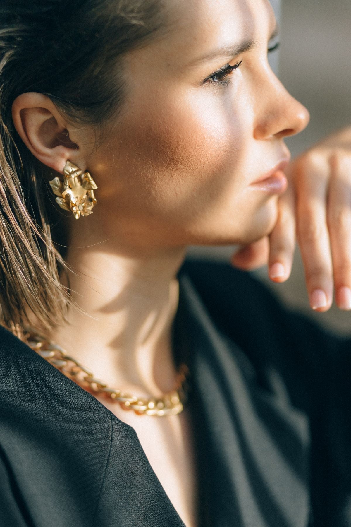 Portrait Drop Earrings